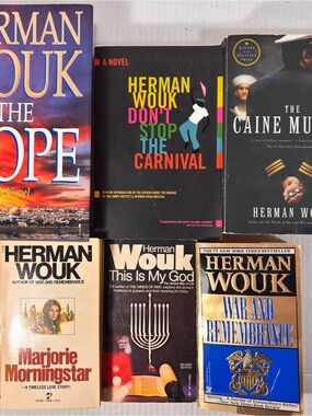 Lot 6 Herman Wouk Books Hope 1st Caine God War Remembrance Morningstar Carnival